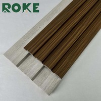ROKE Papan Dinding PS Berkualitas Tinggi dengan Insulasi Panas untuk Dinding Interior Mudah Dipasang Desain Modern