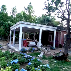 Không thấm nước louver mái hệ thống Bộ dụng cụ ngoài trời nhôm gazebo pergola - Product Image 4