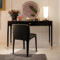 Chaise de salle à manger en métal minimaliste moderne haut de gamme pour hôtel, restaurant et salon