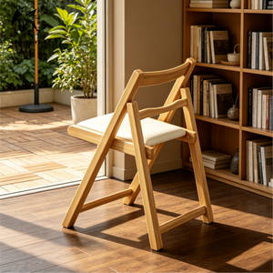 original factory low cost customize logo small moq eco-friendly <b>dining</b> chair new design <b>dining</b> room furniture wood <b>folding</b> chair - Product Image 4
