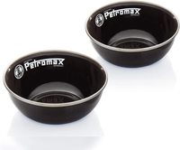 Peromax marbre moucheté émail Camping ensembles pique-nique émail tasse 8cm bol 15cm assiette plat 24cm théière 2,4 l seau 3l cuillère