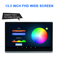 13.3 "14" moniteur d'appui-tête écran tactile Tv affichage Android Wifi voiture siège arrière écran de divertissement