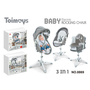 Silla Mecedora Eléctrica para Bebés al por Mayor, Cuna Columpio con Control Remoto y Música, Plegable Automática y Portátil para Recién Nacidos - Product Image 2