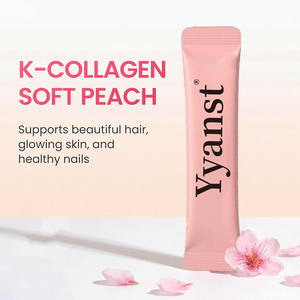 Barra de Gelatina de Colágeno K con Sabor a Durazno, Favorece una Piel Radiante, Cabello y Uñas Saludables, Suplemento de Belleza Diario - Product Image 5
