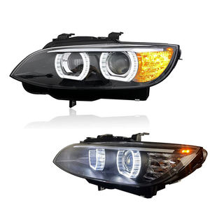 Phare E92 M3, mise à niveau E93 pour <span class=keywords><strong>BMW</strong></span> Série 3 M3 2006-2012, phare LED <span class=keywords><strong>330i</strong></span> 335i DRL Hid, phare modifié Angel Eye Bi Beam - Product Image 1