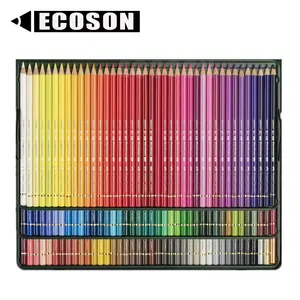 Premium Soft Core 12 24 36 48 50 60 72 96 120 Unique Colors Big Kids Coloring Art Set for Adult Coloring Books Drawing Crafting