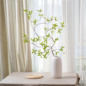 MW44001 Fiore Artificiale con Stelo di Vegetazione Finta, Piccole Foglie Verdi e Bacche Vivaci, Decorazione da Terra per Ingresso di Casa - Product Image 3