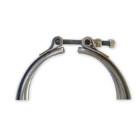 Collier de serrage en V en acier inoxydable 304 haute résistance Jinwo, référence OE 900013, pour tuyau d'échappement de type V, compatible avec les produits Kenworth Emissions
