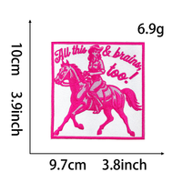 Patchs thermocollants brodés style Western Cowgirl, motifs Texas, Cheval, Taureau, Crâne, Croix, Fer à cheval, appliques à coudre pour vêtements, vestes, sacs, décoration DIY