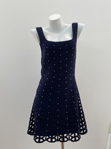 Nuevas llegadas de Bettergirl para Ramadán 2026, <span class=keywords><strong>vestido</strong></span> <span class=keywords><strong>azul</strong></span> intenso con flores y diamantes, ideal para primavera/verano. - Product Image 1