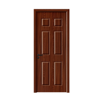 Portes d'entrée et d'intérieur en plastique imperméable, bois massif, MDF, HDF, WPC composite avec serrure intelligente – Vente en gros