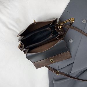 Bolso Bandolera de Diseño de Alta Calidad para Mujer, Marca de Lujo, Estilo Retro con Cierre - Product Image 5