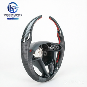 Volante Deportivo de Fibra de Carbono Modificado Compatible con <span class=keywords><strong>Seat</strong></span> <span class=keywords><strong>Cupra</strong></span> 2013 a 2019 - Product Image 2