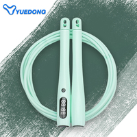Corde à sauter numérique YUEDONG avec compteur de calories, affichage LED, double roulement, 2,8 m, rechargeable, certifiée CE RoHS, corde à sauter de fitness