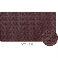 Tapis de cuisine anti-fatigue en PVC Tapis de sol intérieur imperméable doux et antidérapant personnalisé Tapis anti-fatigue rembourré pour porte de cuisine