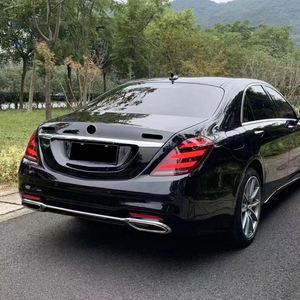 메르세데스 벤츠 S-클래스 W222 2013-2018용 2019 S450 스포츠 바디 업그레이드 키트, 전면 및 후면 헤드라이트, 테일라이트, 안개등 포함 - Product Image 6