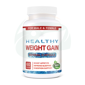 Suplemen Penambah Berat Badan Wanita OEM Khusus, Pil Penambah Nafsu Makan, Kapsul Herbal untuk Penambah Berat Badan Wanita - Product Image 1