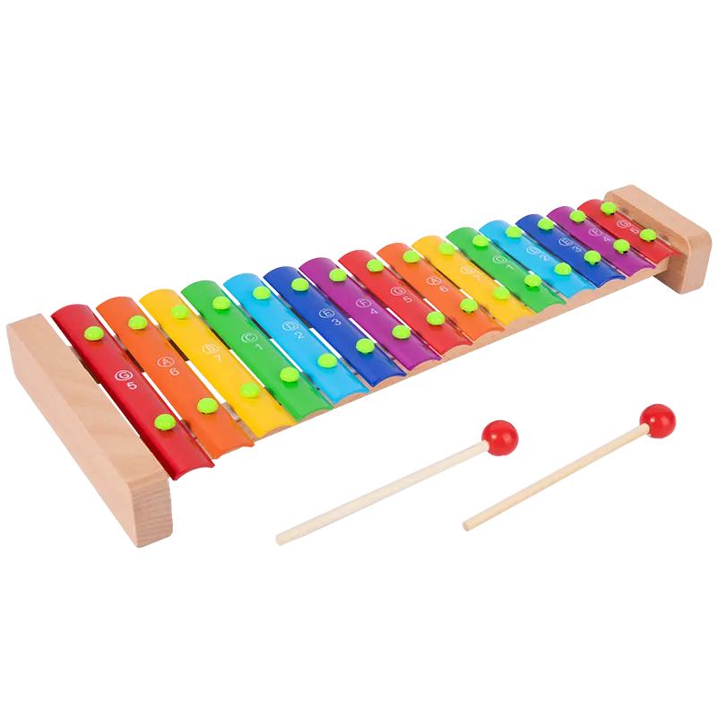 Instrumen Musik Simpul Tangan Piano Harp Ligneous Diy Xylophone untuk Anak-anak