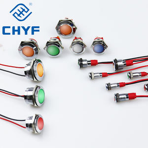 CHYF lampu indikator logam dudukan Panel lampu <span class=keywords><strong>Pilot</strong></span> sinyal tahan air 24V 110V 220V 16mm 19mm 22mm - Product Image 3