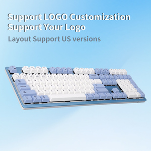 Factory Wholesale Programmable Gaming Keyboard for Computer Laptop Bluetooth 2.4G Wired Tri-Mode for Office & Gaming - Product Image 3