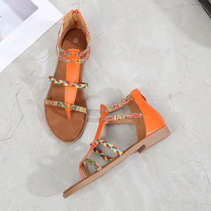 Zapatillas de verano para mujer, de exterior, con parte superior de felpa, cálidas y suaves, con suela de goma, colores mixtos, con hebilla, a la moda, para uso en oficina, al por mayor. - Product Image 2