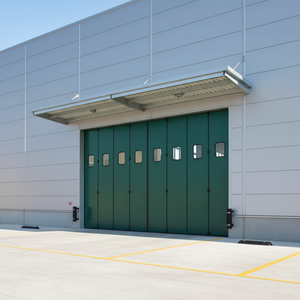 Puertas Plegables de Aluminio Contemporáneas Personalizables para Interiores, Marco Delgado, Puerta Corredera Plegable de Vidrio Templado, Separador Acristalado para Cocina - Product Image 1