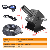Machine à fumée électrique pour scène de mariage, événement, boîte de nuit, discothèque, DJ, effet de lumière, colonne LED 12x3W DMX, machine à jet de dioxyde de carbone en aluminium
