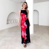 Robe midi ample à rayures et imprimé floral pour femme, nouvelle collection printemps/été, tailles S-XL, vente en gros