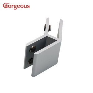 <span class=keywords><strong>Alluminio</strong></span> 'T' a forma di croce stile e 'L' 'forma di vetro staffa a quattro lati metallo cornice staffa di vetro adatto per il vetro - Product Image 6