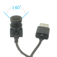 Modul Kamera Mini Sudut Lebar 145 Derajat 2MP CMOS USB 1080P dengan Mikrofon Terintegrasi MJPG YUY2 untuk PC Desktop Kios Iklan