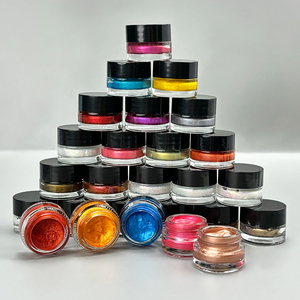 Sombra de Ojos en Polvo con Brillo Personalizada MLM, Hecha a Mano, Resistente al Agua, Multicolor Oscuro, Cambio de Color Deslumbrante, Envío Rápido - Product Image 4