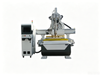 Routeur CNC ATC 1328 avec lame de scie, machine de nesting pour le bois, pour la découpe et la gravure de panneaux de meubles et de portes d'armoires, machine à travailler le bois