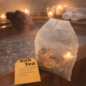 Custom Himalayan <strong>Bath</strong> <strong>Salts</strong> &amp; Steamers Set | Lavender Rose <strong>Bath</strong> Bombs with Soy Candle | Spa Gift Kit - Product Image 6