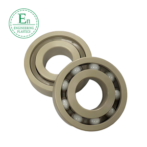 Rodamiento personalizado al por mayor, proveedor de fábrica de marca, alta capacidad de carga, jaula de plástico PEEK, rodamiento de bolas con ranura <span class=keywords><strong>Deeo</strong></span> en miniatura - Product Image 1