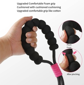 Correa para Perro con Collar, Cuerda de Nailon Colorida, 2 Ganchos, Manos Libres, para Cintura, Multifuncional, Mango de Espuma EVA Suave, Correa para Mascotas a Prueba de Explosiones - Product Image 6