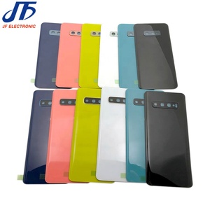 Carcasa de puerta trasera para Samsung <span class=keywords><strong>Galaxy</strong></span> <span class=keywords><strong>S10</strong></span> <span class=keywords><strong>Plus</strong></span> <span class=keywords><strong>S10</strong></span> + G975 cubierta de batería de vidrio trasero con lente de cámara - Product Image 2