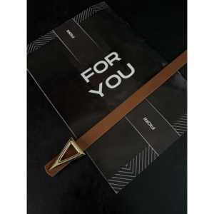 Ceinture en cuir véritable Fiori, boucle géométrique solide en cuir de vachette, durable, pour pantalon, veste, robe, pour femme - Product Image 2