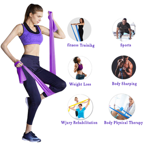 Bandas de Resistencia para Yoga y Pilates Zakerda, Material TPE, Tiras Elásticas para Entrenamiento en Casa, Gimnasio, Fitness y Fuerza - Product Image 2