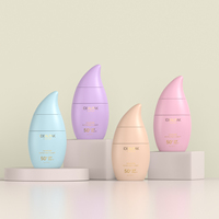 Vente en gros de flacons en plastique EVOH de 40 ml avec bouchon à vis pour la production de sprays solaires et de brumes bronzantes