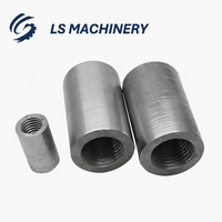 Custom 3/4" Ferrule Industrial Carbon Steel Threaded Sleeve Bar Stud Rod Coupling Nut for Various Applications LL-01-253