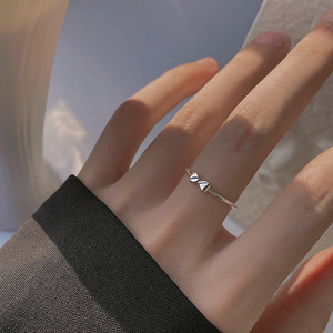 Women's Bow <b>Ring</b> <b>Adjustable</b> Opening Minimalist Style Silver Gold Everyday Wear Jewelry - Product Image 3