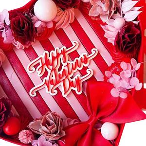 Nuovo Arrivo: Decorazione per Torta a Doppio Strato in Acrilico per Cupcake, per la Festa di San Valentino - Product Image 5
