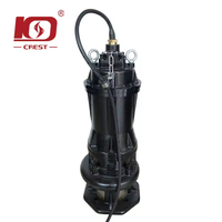 Pompe à eaux usées submersible ZGWQ 1,5 CV pour fosse de drainage et égouts, vente en gros usine