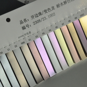 High Quality <strong>Colorful</strong> Chameleon Shine Design <strong>PU</strong> Synthetic <strong>Leather</strong> Waterproof Fabric for Shoes Bags Car Furniture - Product Image 6