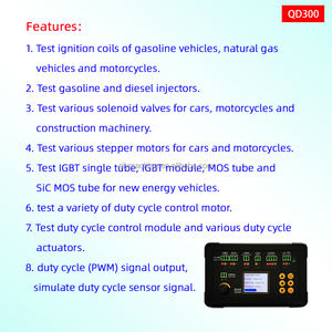 QD300 testeur d'actionneur Automobile voiture ralenti moteur pas à pas électrovanne CRIN injecteur actionneur détecteur de défaut pilote - Product Image 3
