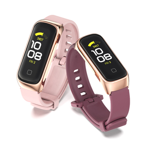 Mijobs เคสโลหะซิลิโคนสายนาฬิกาสำหรับ Samsung Galaxy Fit 2 <span class=keywords><strong>R220</strong></span> <span class=keywords><strong>Sm</strong></span>-<span class=keywords><strong>R220</strong></span> smartwatch Accessories - Product Image 2