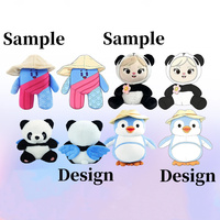 DIHAO Ours en peluche personnalisé, jouet en peluche mignon et apaisant, animaux en peluche lestés