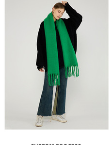 Nuovi Arrivi: Sciarpa/Stola Invernale da Donna Morbida, Calda e Spessa in Filato Tinto, Lunga e Casual - Product Image 6
