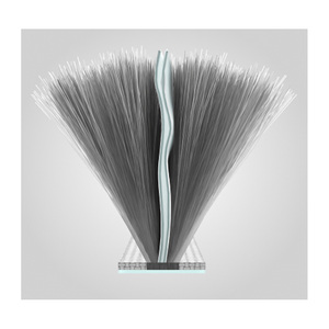 High Performance Teumsae Weatherstrip Vinyl Pin Weather Strip Mohair Brush for Sliding Door Gap Seal - Product Image 1