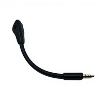Microphone de remplacement en gros de 15 cm pour ASUS ROG Delta S Animate Core, micro de jeu Plug and Play plaqué or 3,5 mm à 4 pôles